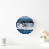 Wal-Schwanz Runde Wanduhr (Zuhause)