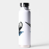 Wal-Schwanz Trinkflasche (Links)