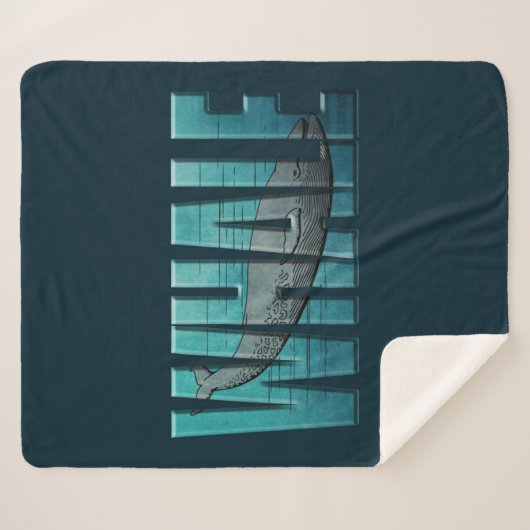 Wal-Sherpa-Decke Sherpadecke (Vorderseite (Horizontal))