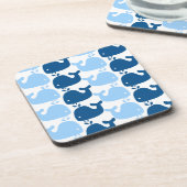 Wal-Silhouette-Druck-Korken-Untersetzer Getränkeuntersetzer (Linke Seite)