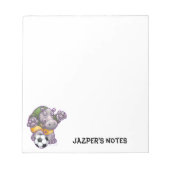 WAL Soccer Notizblock (Vorderseite)