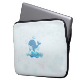 Wal-Tasche für Laptops | Ozean-Ästhetik Laptopschutzhülle (Vorderseite Links)
