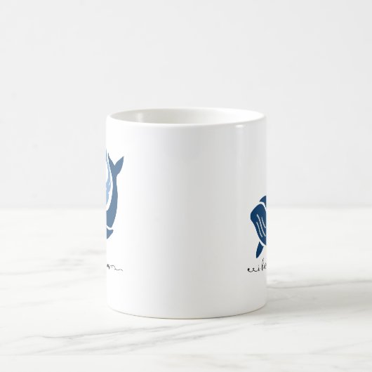 Wal-Tasse, i-Liebe Sie Mutter, Tier-Kaffee-Tasse Kaffeetasse (Mittel)