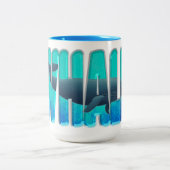 Wal-Tasse Zweifarbige Tasse (Mittel)