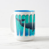 Wal-Tasse Zweifarbige Tasse (Vorderseite Links)