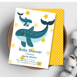 Wal-Traum Baby Shower Einladung