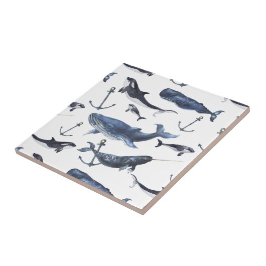 Wal- und Ankermuster Fliese (Seite)