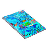 Wal- und Delfinheft Notizblock (Rechte Seite)