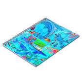 Wal- und Delfinheft Notizblock (Linke Seite)