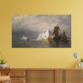 Wal- und Fischereifahrzeuge in der Nähe der Küste  Leinwanddruck (Insitu (Wohnzimmer))