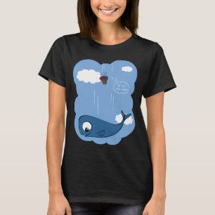 Wal und Petunien T-Shirt