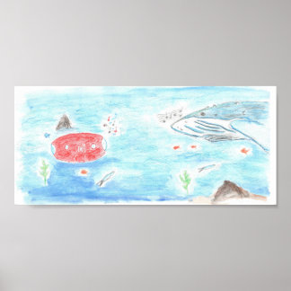 Wal und Red Runner singen Poster