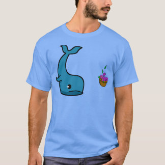 Wal und Schüssel Petunias T-Shirt