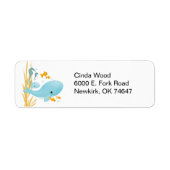 Wal- und Seepferd-Adressenmarken (Vorne)