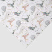 Wal und Sterne im Meer Seidenpapier (Ausschnitt)