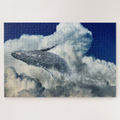 Wal und Wolken Puzzle (Horizontal)