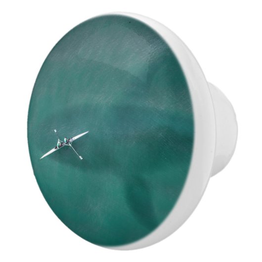 Wal unter Boot: Nie allein auf See Keramikknauf (Rechts)