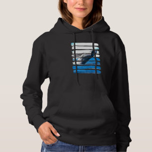 Wal Unterwasser Ozean Meer Natur Tier Freizeit F Hoodie
