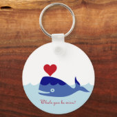 Wal-Valentinstag Keychain Schlüsselanhänger (Vorderseite)