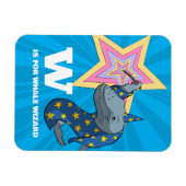 Wal-Zauberer Surrealer Humor Alphabet-Zeichen Magnet (Horizontal)