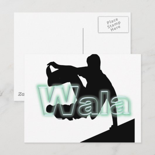 Wala-Marke Postkarte (Vorne/Hinten)
