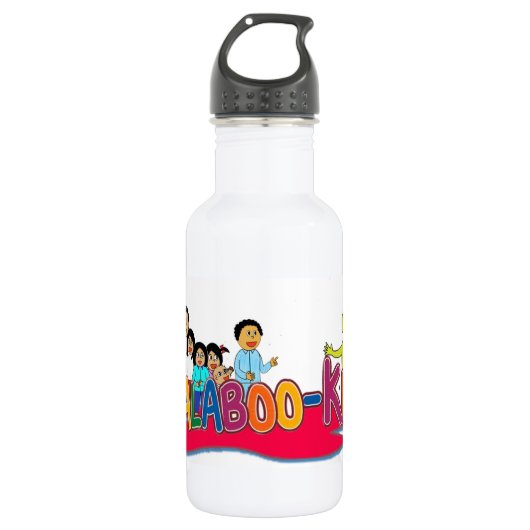 walabookies Familien-Wasser bootle Edelstahlflasche (Vorderseite)