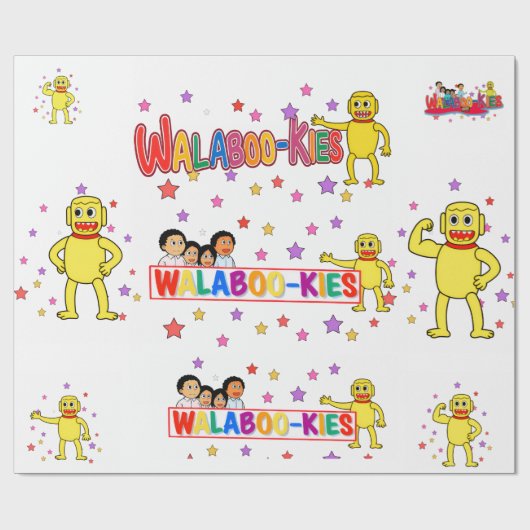 Walabookies Geschenkpapier (Flach)