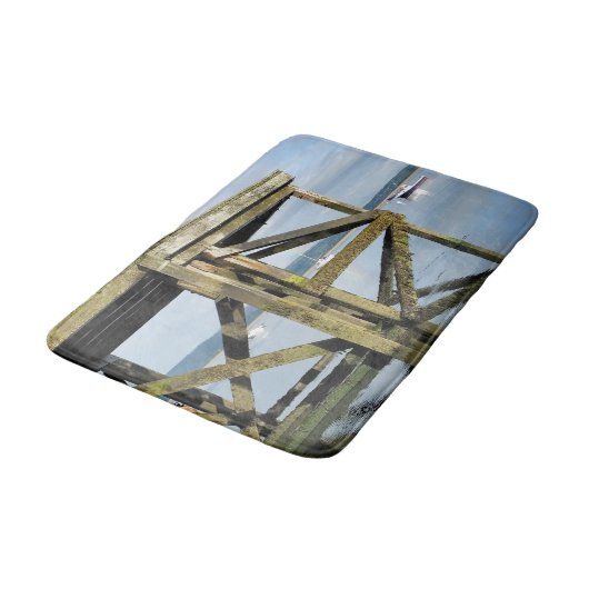 WALANSICHT BADEMATTE (Schrägansicht)