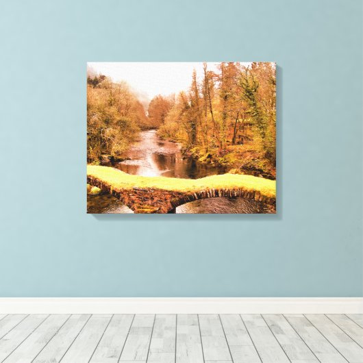 WALANSICHT LEINWANDDRUCK (Insitu (Holzboden))