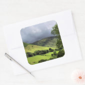 WALANSICHT QUADRATISCHER AUFKLEBER (Umschlag)