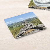 WALANSICHT RECHTECKIGER PAPPUNTERSETZER (angewinkelt)