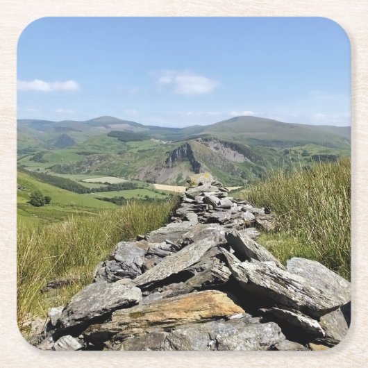 WALANSICHT RECHTECKIGER PAPPUNTERSETZER (Vorderseite)