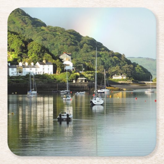 WALANSICHT RECHTECKIGER PAPPUNTERSETZER (Vorderseite)