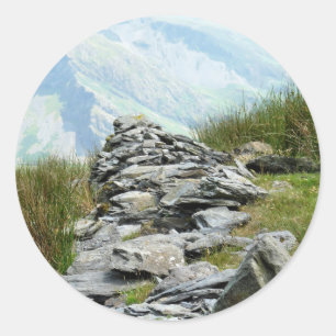 WALANSICHT RUNDER AUFKLEBER