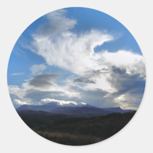 WALANSICHT RUNDER AUFKLEBER