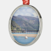 WALANSICHT SILBERNES ORNAMENT (Links)