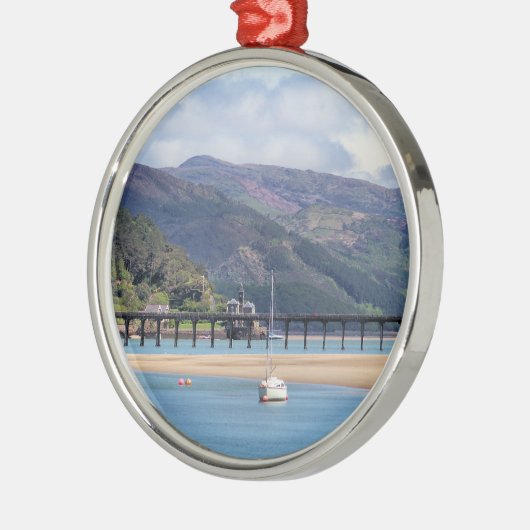 WALANSICHT SILBERNES ORNAMENT (Links)