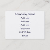 WALANSICHT VISITENKARTE (Rückseite)