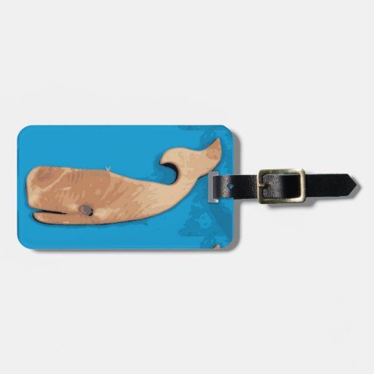 Walblau Gepäckanhänger (Vorderseite horizontal)