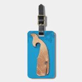 Walblau Gepäckanhänger (Vorderseite vertikal)