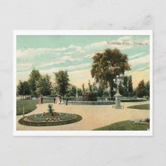 Walbridge Park, Toledo, Ohio Vintag Postkarte (Vorderseite)