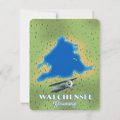 Walchensee Deutschland Karte (Rückseite)