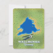 Walchensee Deutschland Karte (Vorderseite)