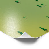 Walchensee Deutschland Karte Fotodruck (Ecke)