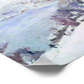 Walchensee im Winter | Lovis Corinth Poster (Ecke)