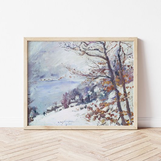 Walchensee im Winter | Lovis Corinth Poster