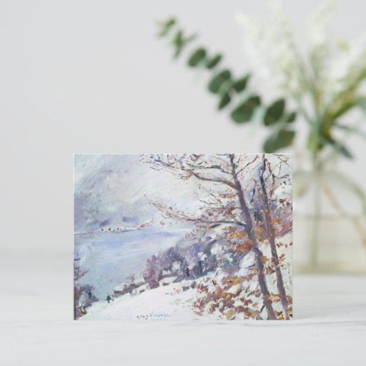 Walchensee im Winter | Lovis Corinth Postkarte (Stehend Vorderseite)