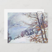 Walchensee im Winter | Lovis Corinth Postkarte (Vorne/Hinten)