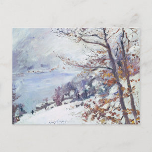 Walchensee im Winter   Lovis Corinth Postkarte
