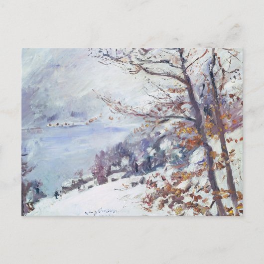 Walchensee im Winter | Lovis Corinth Postkarte (Vorderseite)